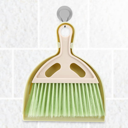 6 Pack Small Dustpan and Brush Set, Whisk Broom and Dust Pan with Handle, Nesting Tiny Cleaning Broom, Mini Hand Broom and Dustpan Set for Table, Desk, Keyboard, Cars and Pet Nest