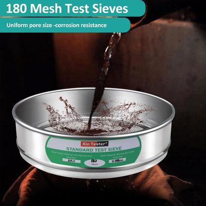 10 mesh Standard Mesh Lab Sieves Laboratory Sample Test Analysis Sieve Dia 7.88 Inches