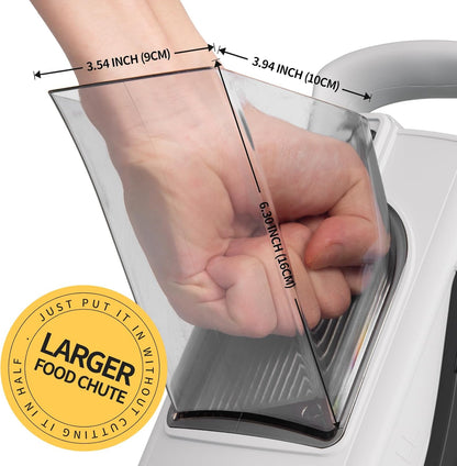 Safe Mandoline Slicer for Kitchen, 6 in 1 Vegetable Chopper, Potato Slicer | Safe Mandoline Slicer, French Fry Cutter For Potatoes, Potato Slicer, Food Chopper, Adjustable Thickness 0.1-8 mm with Brush