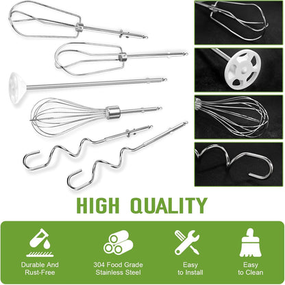 Hand Mixer Beaters Fits for Cuisinart Stainless Steel Style Beaters