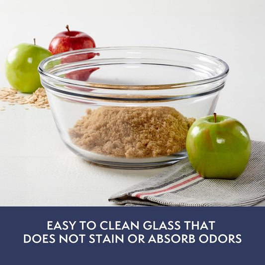 Glass Mixing Bowl, 4-Quart
