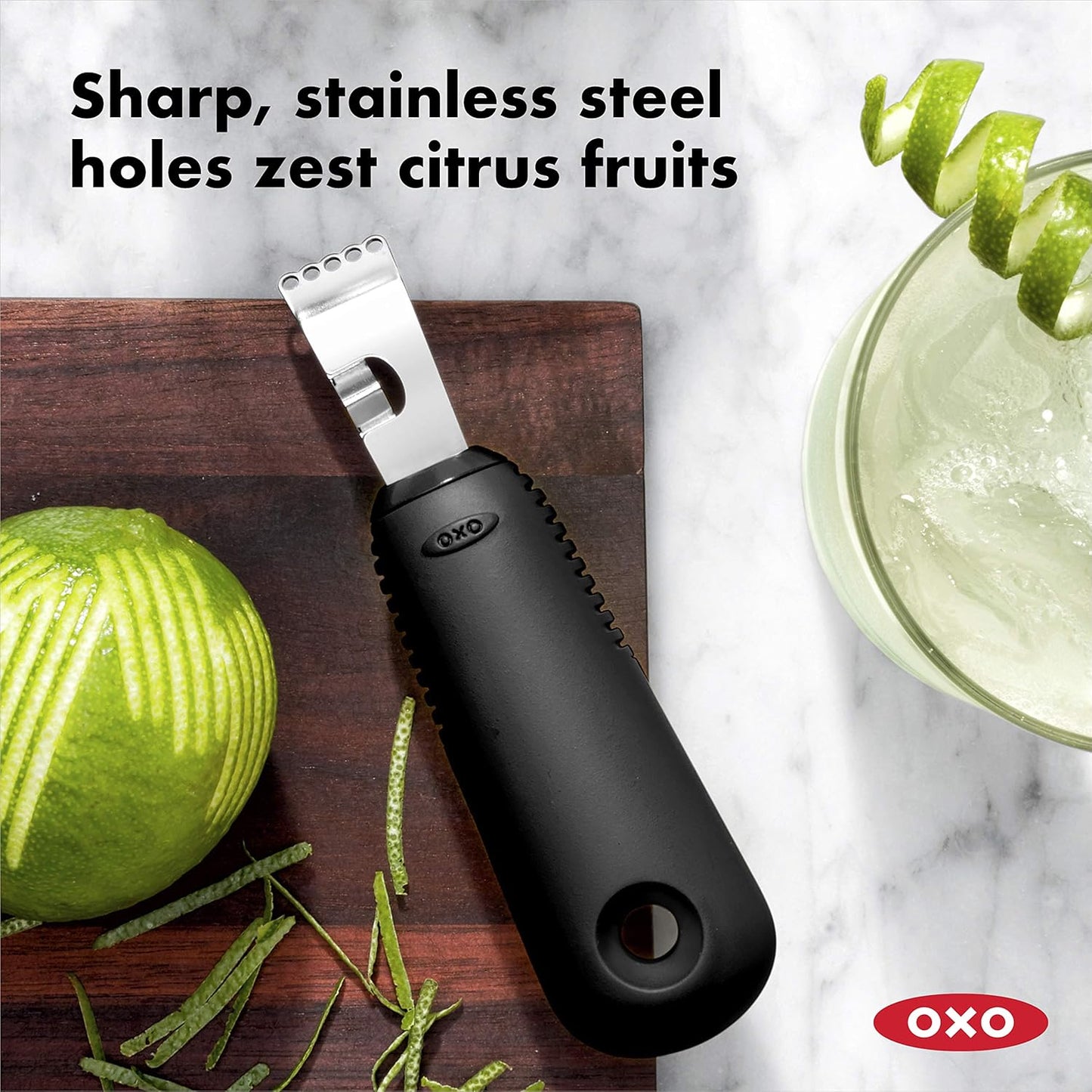 Good Grips Citrus Zester With Channel Knife