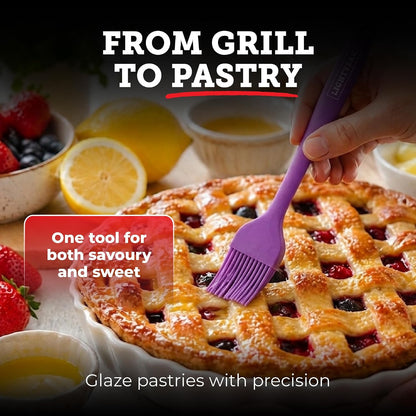Silicone Basting Brush for Cooking – Pastry Brush Set