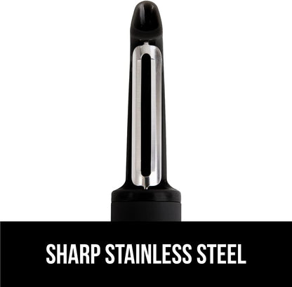 ® Patented BPA-Free Vegetable and Potato Peeler, Black