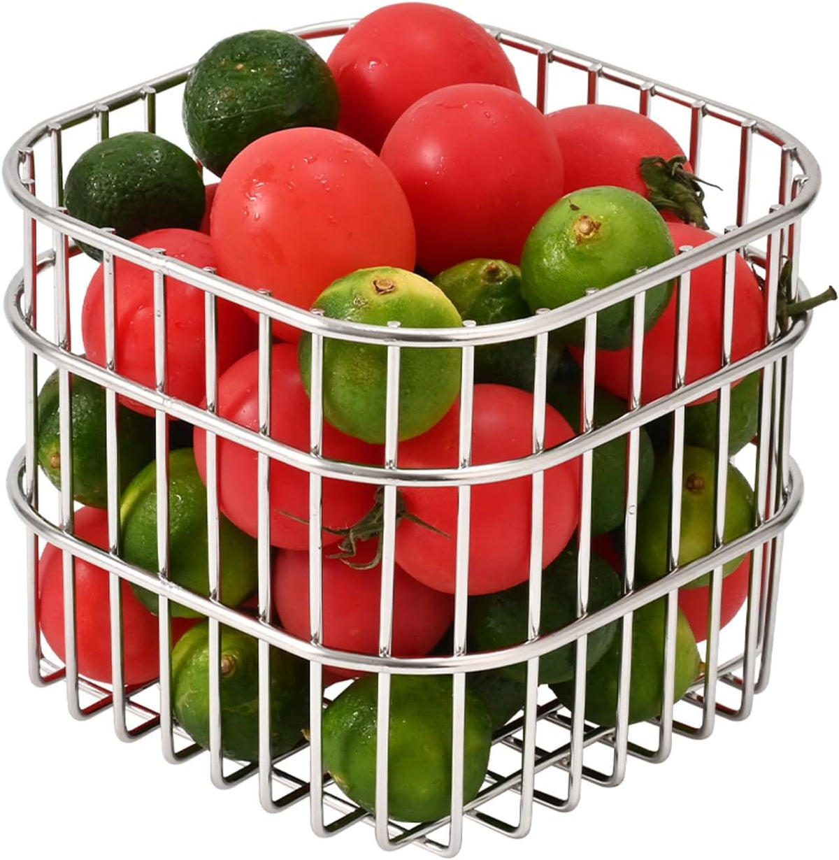 304SS Fruit Basket 1.5L Kitchen Storage Colander Produce Holder