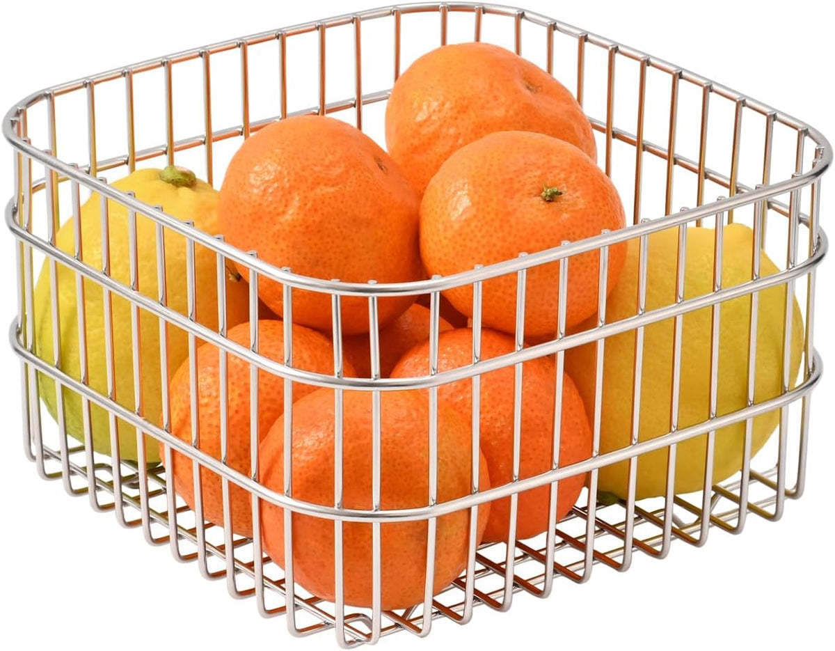 304SS Fruit Basket 1.5L Kitchen Storage Colander Produce Holder
