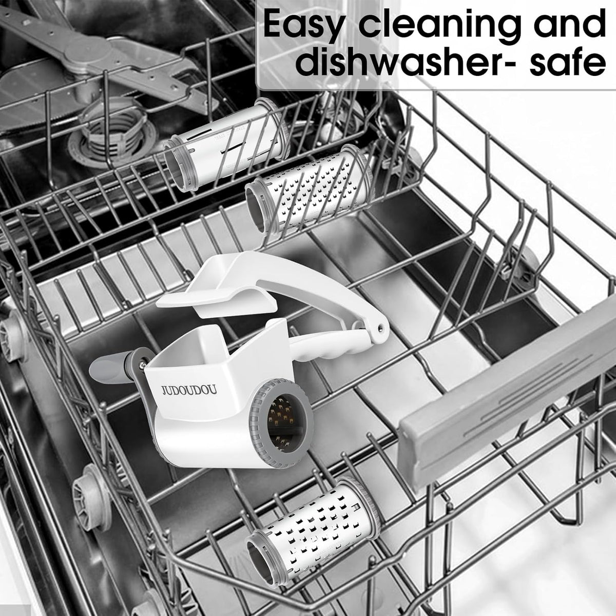 Cheese Grater Hand Crank,Classic Rotary Parmesan Cheese Shredder Handheld