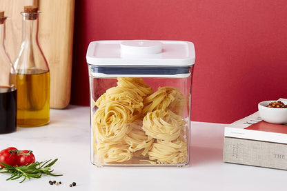 Good Grips POP Container - Airtight Food Storage - Big Square Short 2.8 Qt Ideal for 5 lbs of sugar, cookies or crackers