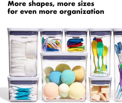 Good Grips POP Container - Airtight Food Storage - Big Square Short 2.8 Qt Ideal for 5 lbs of sugar, cookies or crackers