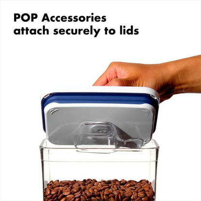 Good Grips POP Container - Airtight Food Storage - Big Square Short 2.8 Qt Ideal for 5 lbs of sugar, cookies or crackers