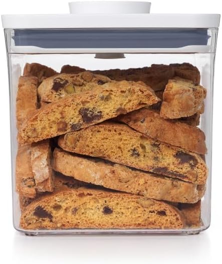 Good Grips POP Container - Airtight Food Storage - Big Square Short 2.8 Qt Ideal for 5 lbs of sugar, cookies or crackers