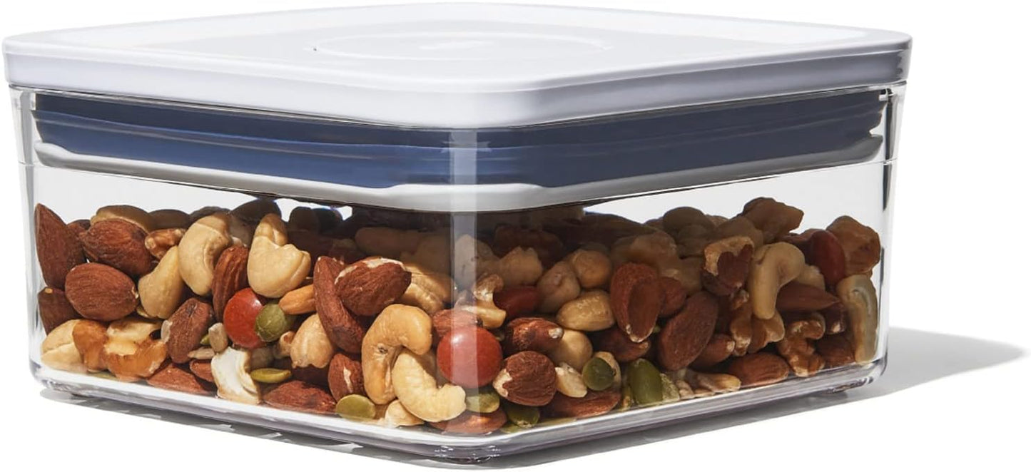 Good Grips POP Container - Airtight Food Storage - Big Square Short 2.8 Qt Ideal for 5 lbs of sugar, cookies or crackers