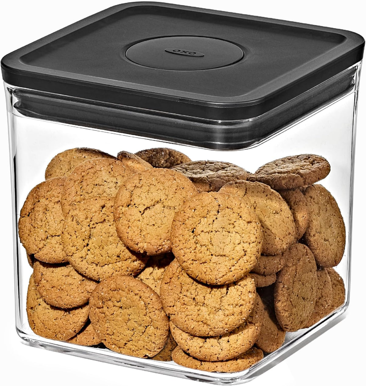 Good Grips POP Container - Airtight Food Storage - Big Square Short 2.8 Qt Ideal for 5 lbs of sugar, cookies or crackers