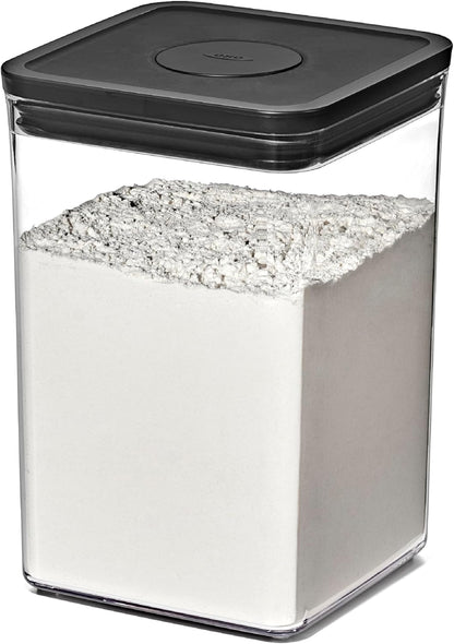 Good Grips POP Container - Airtight Food Storage - Big Square Short 2.8 Qt Ideal for 5 lbs of sugar, cookies or crackers