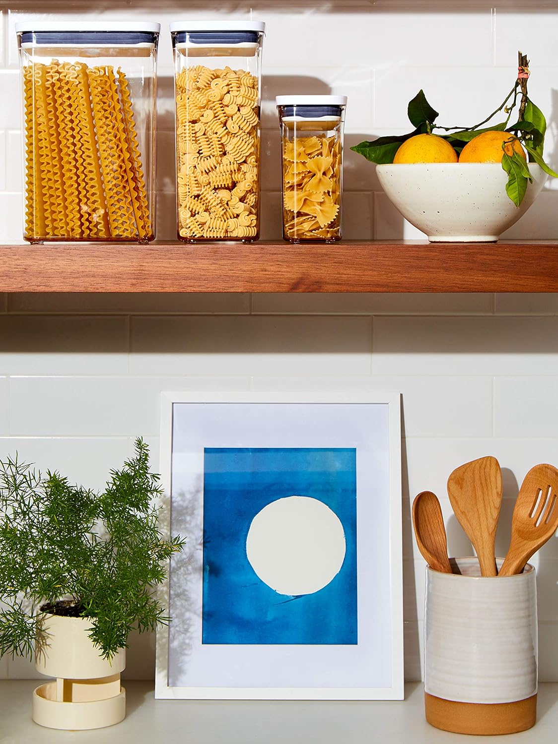 Good Grips POP Container - Airtight Food Storage - Big Square Short 2.8 Qt Ideal for 5 lbs of sugar, cookies or crackers