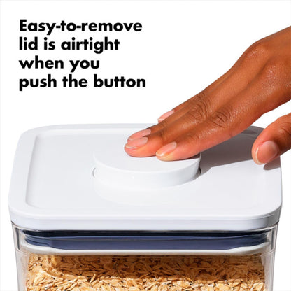 Good Grips POP Container - Airtight Food Storage - Big Square Short 2.8 Qt Ideal for 5 lbs of sugar, cookies or crackers