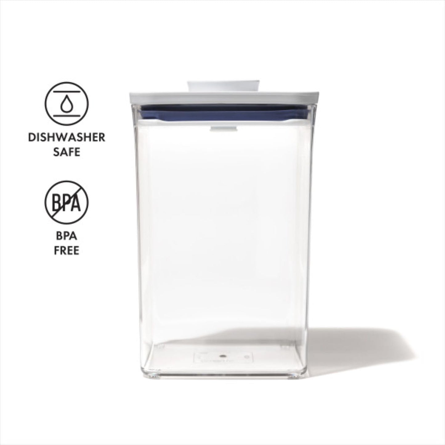 Good Grips POP Container - Airtight Food Storage - Big Square Short 2.8 Qt Ideal for 5 lbs of sugar, cookies or crackers