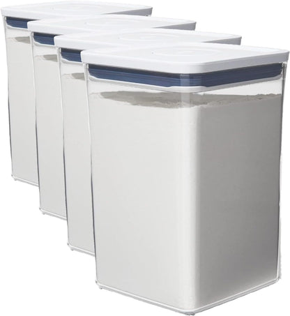 Good Grips POP Container - Airtight Food Storage - Big Square Short 2.8 Qt Ideal for 5 lbs of sugar, cookies or crackers
