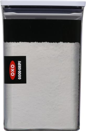 Good Grips POP Container - Airtight Food Storage - Big Square Short 2.8 Qt Ideal for 5 lbs of sugar, cookies or crackers