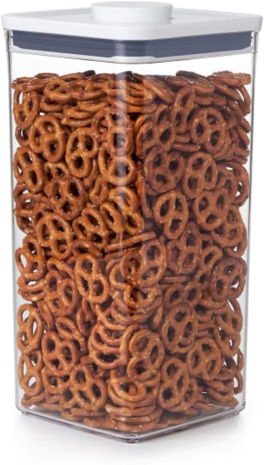Good Grips POP Container - Airtight Food Storage - Big Square Short 2.8 Qt Ideal for 5 lbs of sugar, cookies or crackers
