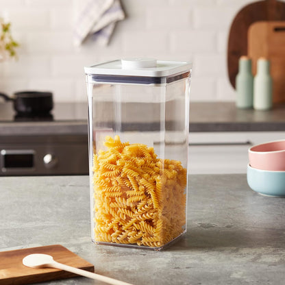 Good Grips POP Container - Airtight Food Storage - Big Square Short 2.8 Qt Ideal for 5 lbs of sugar, cookies or crackers