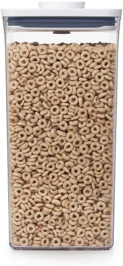 Good Grips POP Container - Airtight Food Storage - Big Square Short 2.8 Qt Ideal for 5 lbs of sugar, cookies or crackers