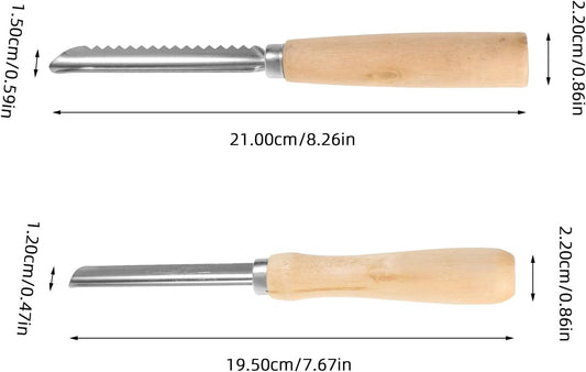 2pcs Multifunction Fruit Corer and Pitter Remover Pear Pitter