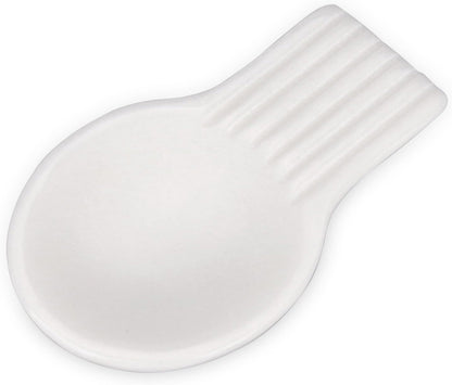 Marble Spoon Rest, Viva Jade, 4 * 6.5 | For Kitchen Stove Countertop, Marble Utensil Holder, for Spatula, Ladle, Fork