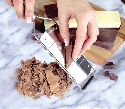 Professional Series Kitchen Grater Large Shaver for Hard Cheese, Chocolate and Truffle with Stainless Steel Blades - Made in USA