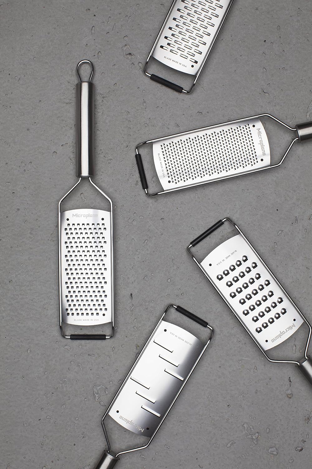 Professional Series Kitchen Grater Large Shaver for Hard Cheese, Chocolate and Truffle with Stainless Steel Blades - Made in USA