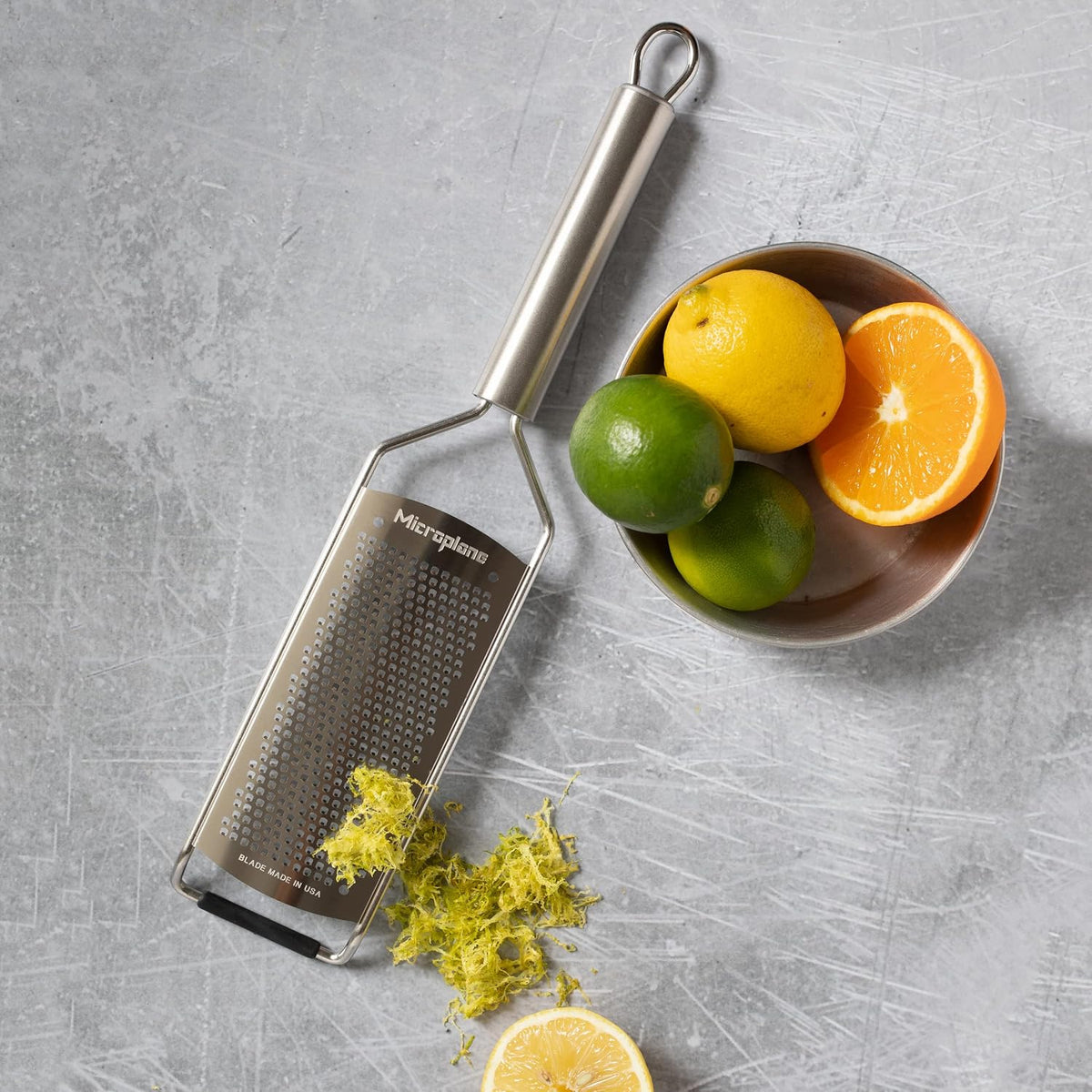 Professional Series Kitchen Grater Large Shaver for Hard Cheese, Chocolate and Truffle with Stainless Steel Blades - Made in USA