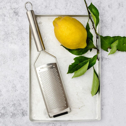 Professional Series Kitchen Grater Large Shaver for Hard Cheese, Chocolate and Truffle with Stainless Steel Blades - Made in USA