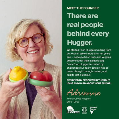 Avocado Hugger Single Pack - Keep Avocados Fresh with Patented Hug Design, BPA Free Food Grade Silicone Avocado Saver, Airtight Seal, Dishwasher Safe, Smart Storage Solution