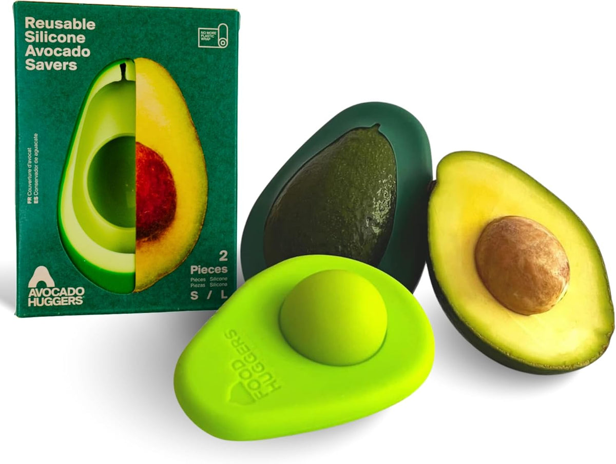 Avocado Hugger Single Pack - Keep Avocados Fresh with Patented Hug Design, BPA Free Food Grade Silicone Avocado Saver, Airtight Seal, Dishwasher Safe, Smart Storage Solution