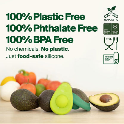 Avocado Hugger Single Pack - Keep Avocados Fresh with Patented Hug Design, BPA Free Food Grade Silicone Avocado Saver, Airtight Seal, Dishwasher Safe, Smart Storage Solution