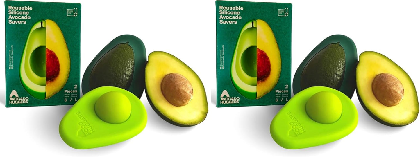 Avocado Hugger Single Pack - Keep Avocados Fresh with Patented Hug Design, BPA Free Food Grade Silicone Avocado Saver, Airtight Seal, Dishwasher Safe, Smart Storage Solution