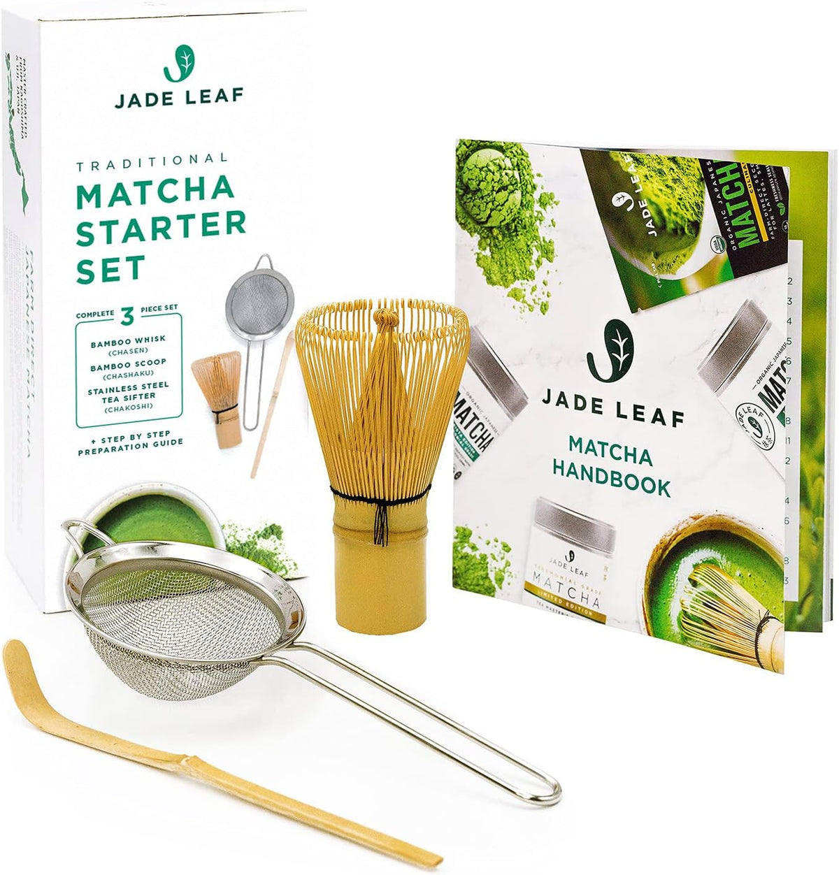 Jade Leaf Traditional Matcha Whisk Set
