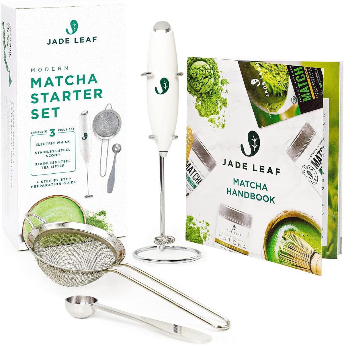 Jade Leaf Traditional Matcha Whisk Set