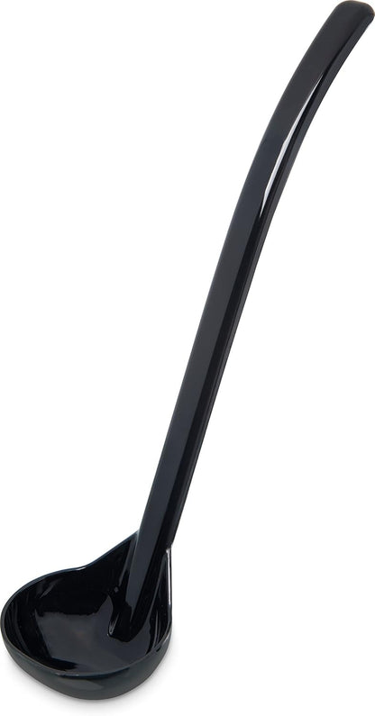 029503 Carly Plastic Dressing/Serving Ladle, 1 oz./9.5", Black