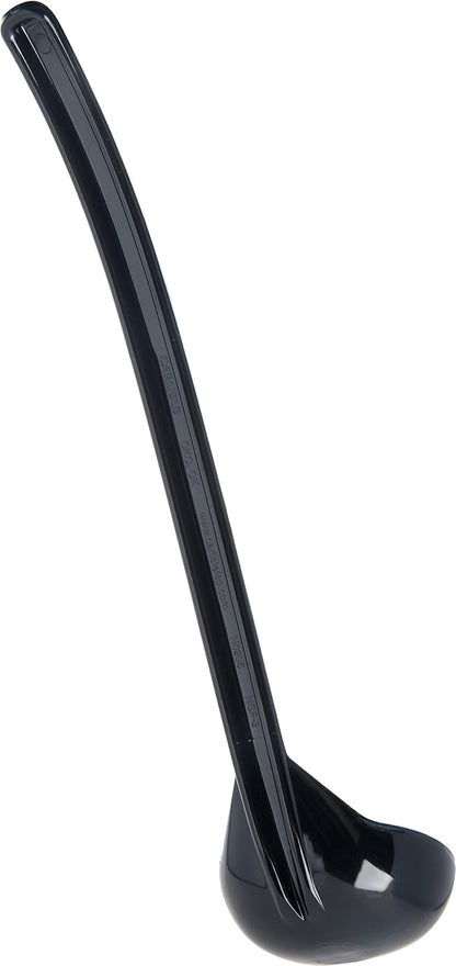 029503 Carly Plastic Dressing/Serving Ladle, 1 oz./9.5", Black