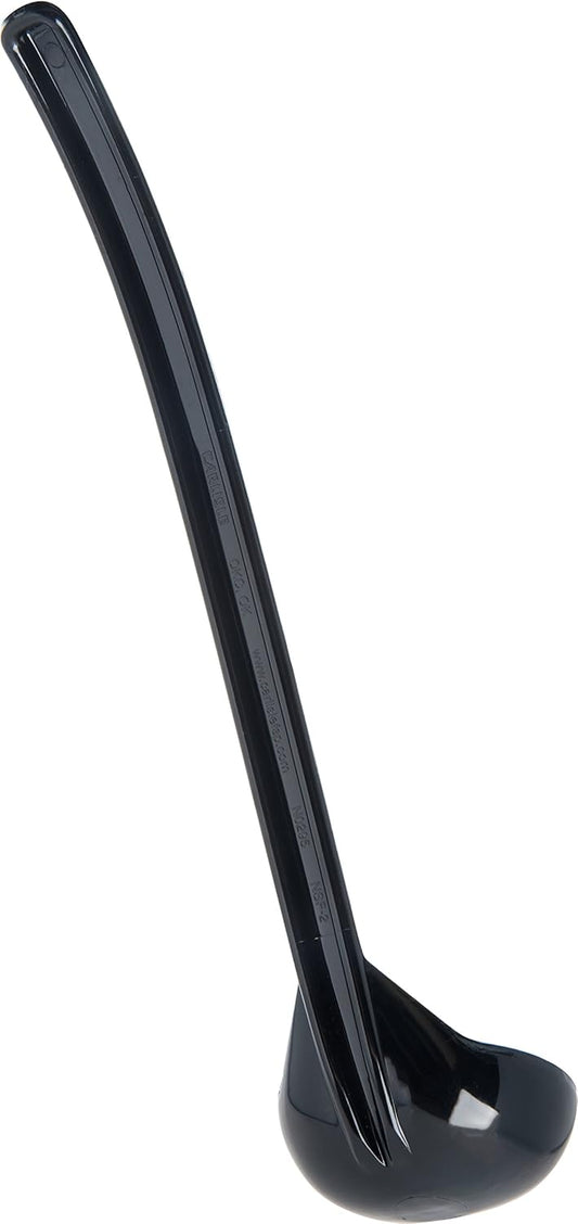 029503 Carly Plastic Dressing/Serving Ladle, 1 oz./9.5", Black