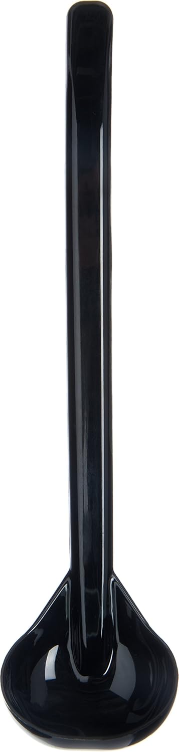 029503 Carly Plastic Dressing/Serving Ladle, 1 oz./9.5", Black