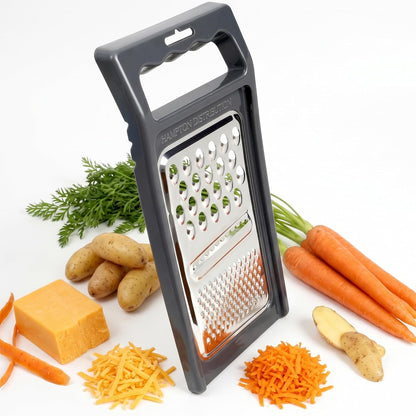 Cheese Grater with Handle, Stainless Steel, Cheese Shredder, Fruit and Vegetable Zester, Multifunction Kitchen Tool