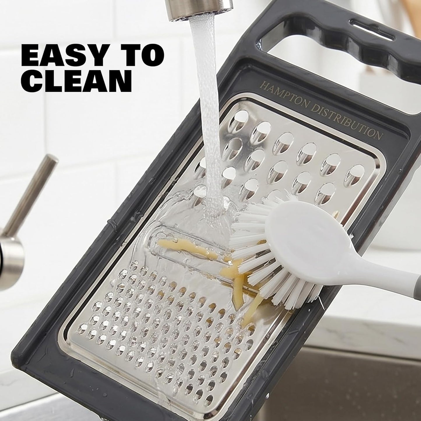 Cheese Grater with Handle, Stainless Steel, Cheese Shredder, Fruit and Vegetable Zester, Multifunction Kitchen Tool