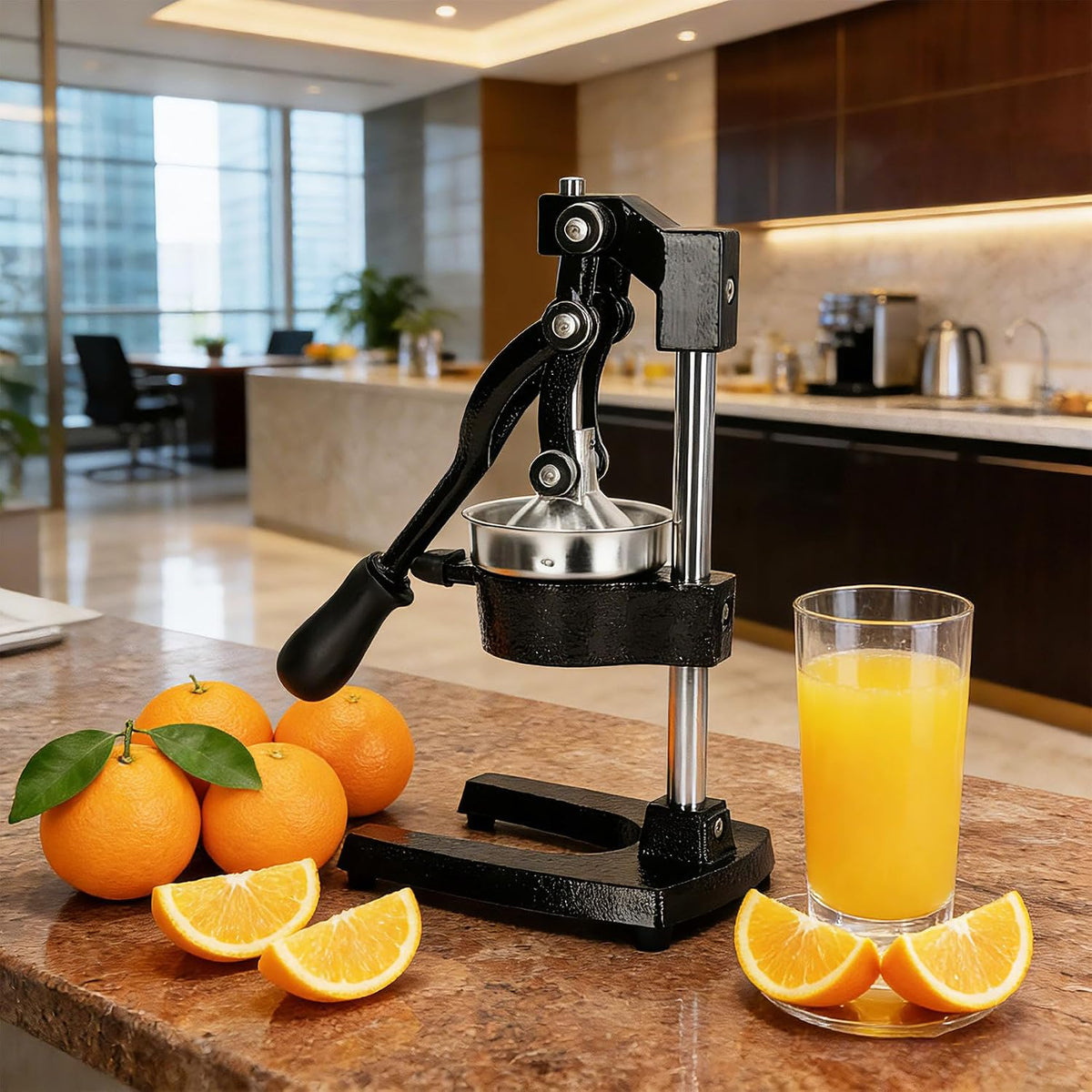 Cast Iron Juicer Hand Press Heavy Duty, Orange Juicer