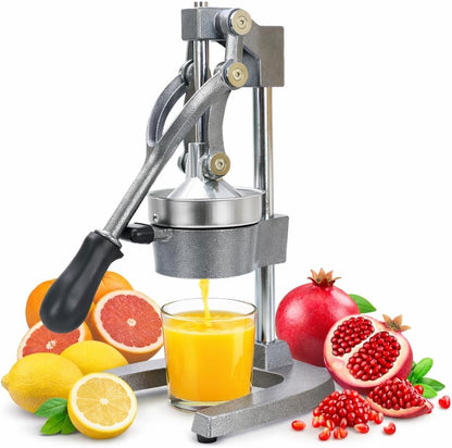 Cast Iron Juicer Hand Press Heavy Duty, Orange Juicer