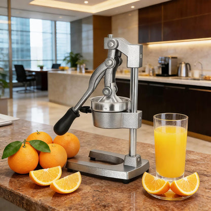 Cast Iron Juicer Hand Press Heavy Duty, Orange Juicer
