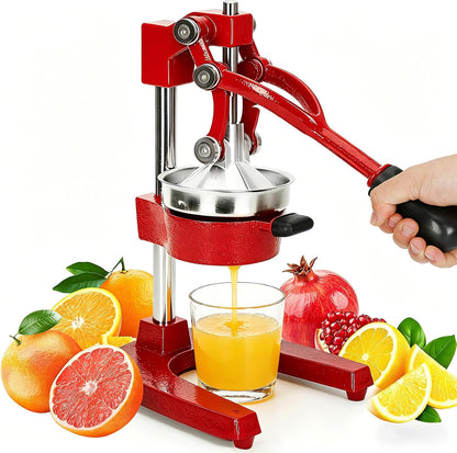 Cast Iron Juicer Hand Press Heavy Duty, Orange Juicer