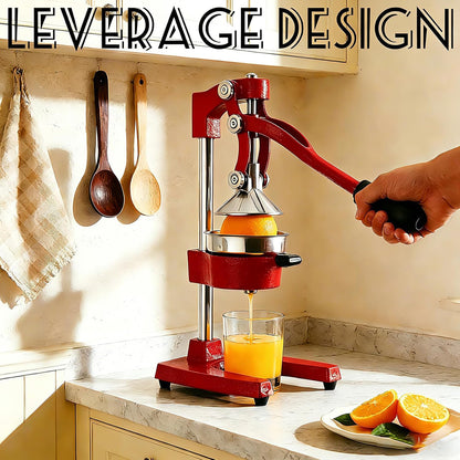 Cast Iron Juicer Hand Press Heavy Duty, Orange Juicer