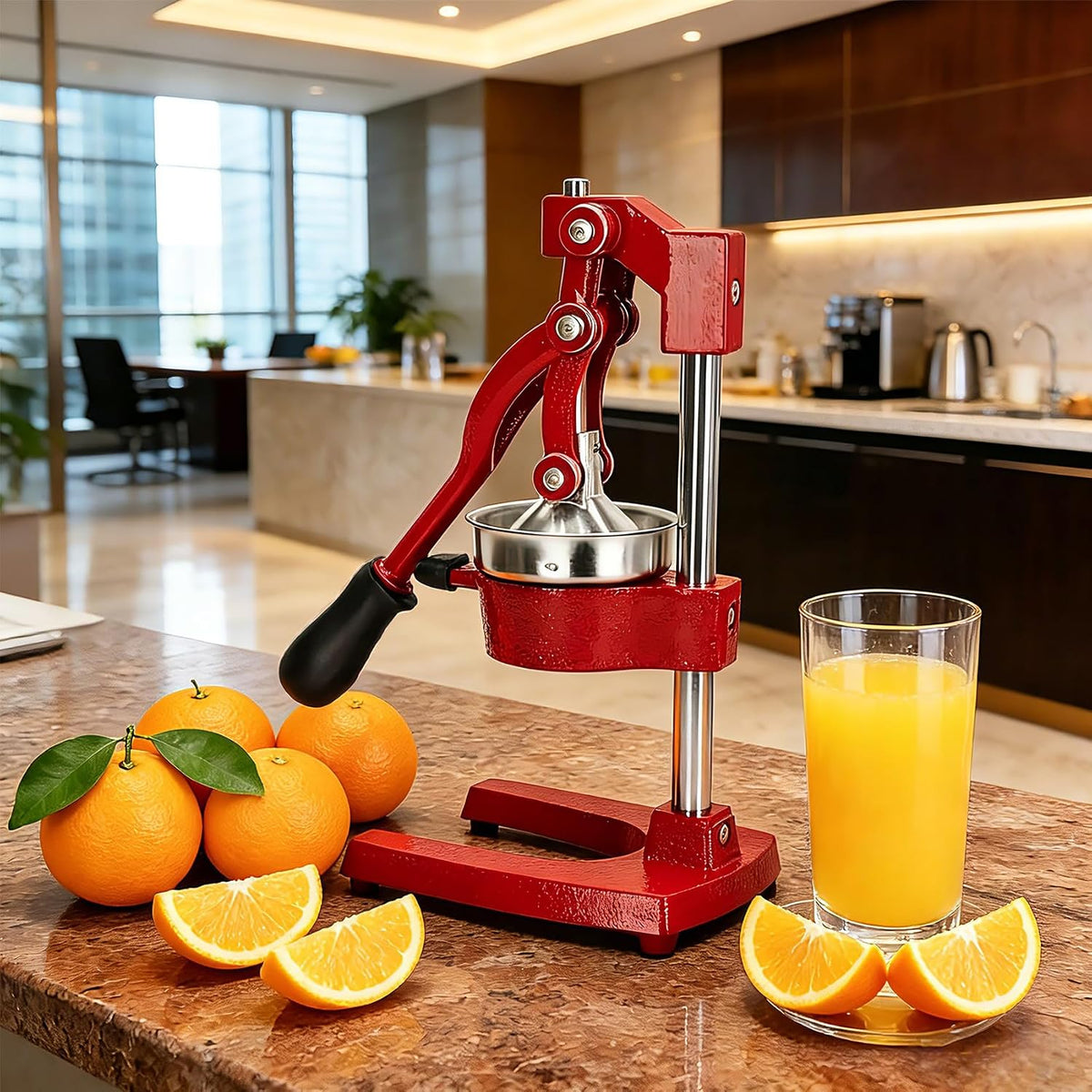 Cast Iron Juicer Hand Press Heavy Duty, Orange Juicer
